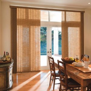 Window blinds can provide light and privacy